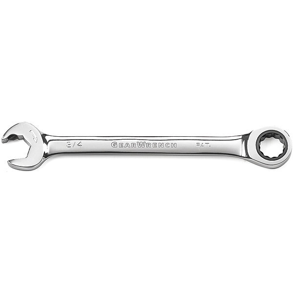 Gearwrench 3/8" 72-Tooth 12 Point Open End Ratcheting Combination Wrench - 85572