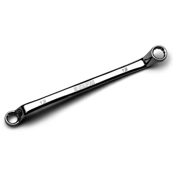 Capri Tools 13 mm x 15 mm 75-Degree Deep Offset Double Box End Wrench - CP11950-1315