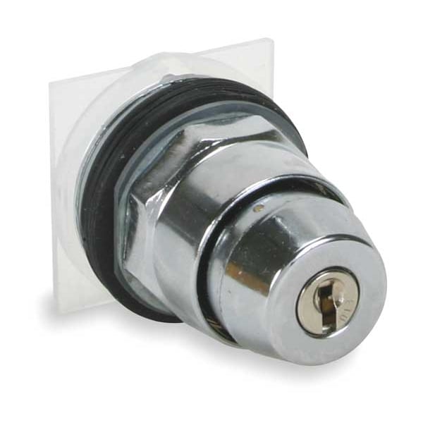 Schneider Electric Selector Switch No Iluminado, 30mm, 2 Posiciones, Con Llave - 9001KS34K1