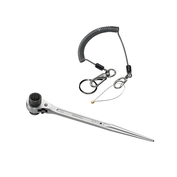 Teng Tools Scaffolding Podger Wrench 19 x 22mm and Safety Wire - SCAFFOLDWIRE