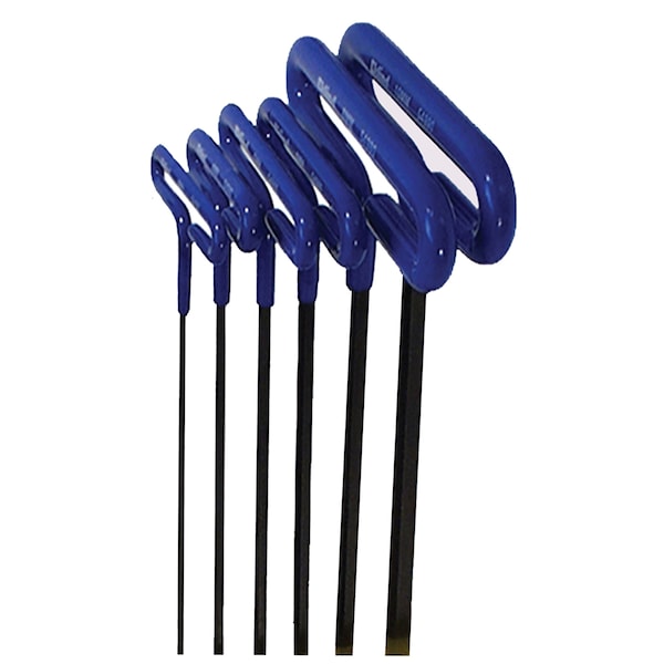 Eklind 6 Piece 6" Cushion Grip Metric Hex T-Key Set - 55196
