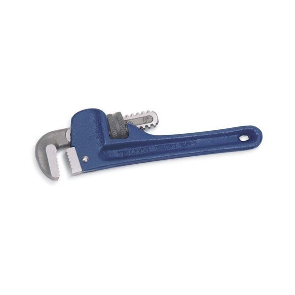 Williams Pipe Wrench, Heavy-Duty, 8 Inch OAL, Cast Iron - JHW13518