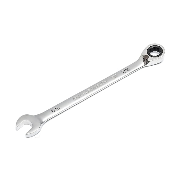 Gearwrench 7/16" 90-Tooth 12 Point Reversible Ratcheting Wrench - 86644