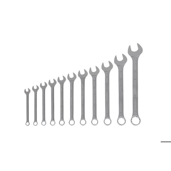 Gedore Combination Wrench Set, 11 pcs., 8-22mm, SAE or Metric: Metric - 7-011
