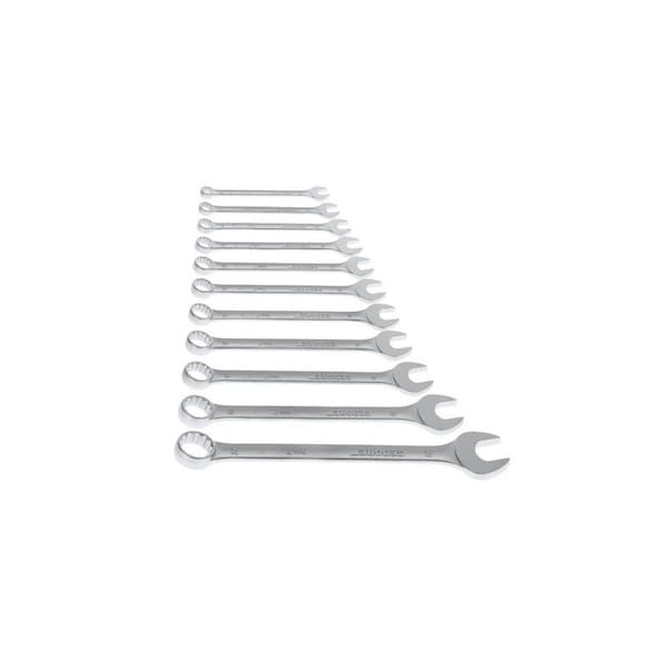Gedore Combination Wrench Set, 11 pcs., 8-22mm, SAE or Metric: Metric - 7-011