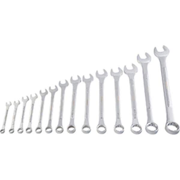 Gourmetgalley SAE Raised Panel Combo Wrench Set - 14 Piece - GO3656276