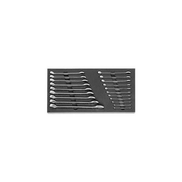 Holex Combination wrench set in Heavy Duty Foam, 20 Pc - 952505 20