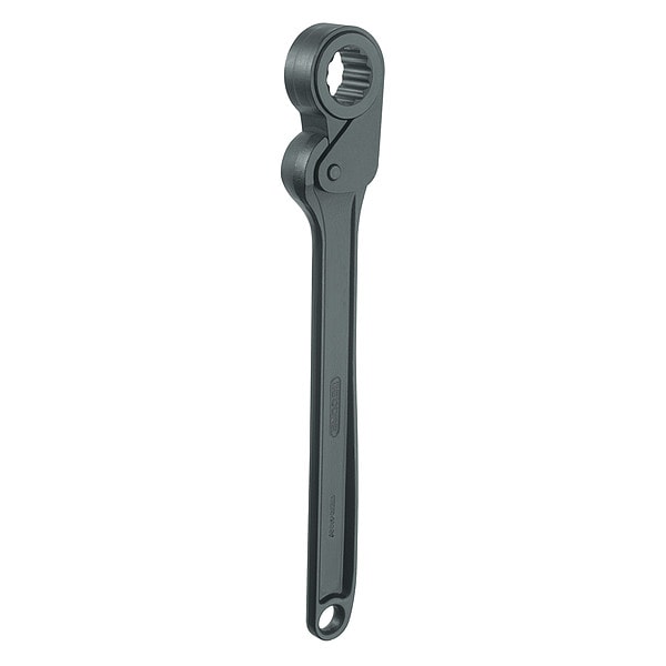 Gedore Ratcheting Obstruction Wrench, 25" L - 31 KR 25-50