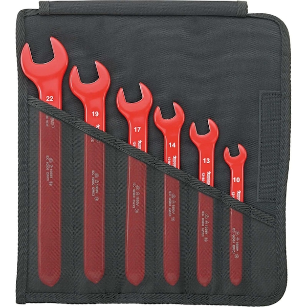 Stahlwille Tools VDE single-ended open-jaw Wrenchs 6-pcs. - 96404301