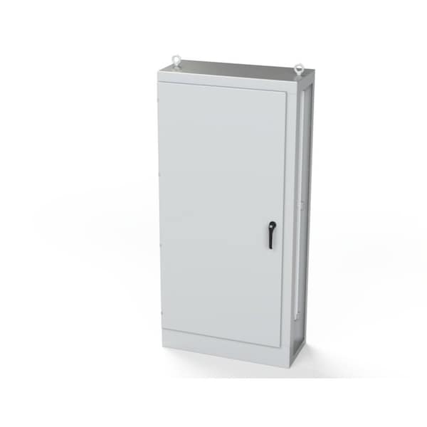 Saginaw Control & Engineering Carbon Steel Electrical Enclosures, 84 in H, 18 in D, 40 in W, NEMA 3R, 12, 13, Hinged - SCE-MOD844018G
