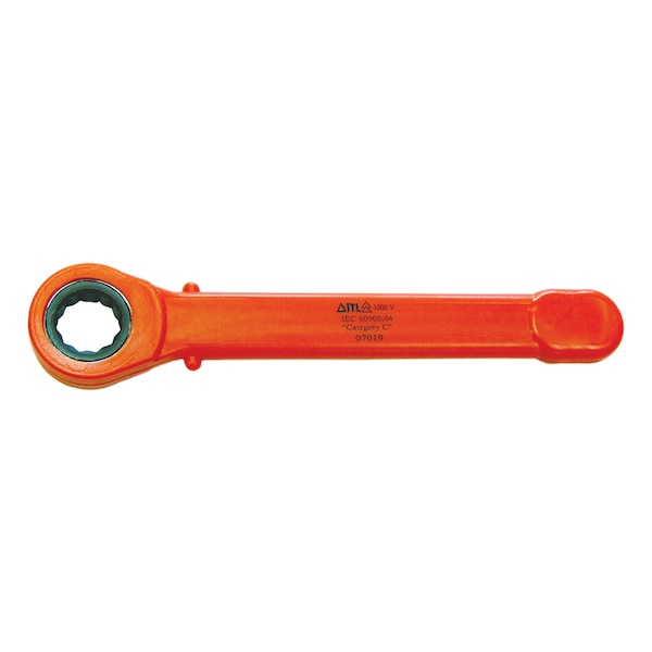 Itl 1000V Insulated Ratcheting Box Wrench, 1 inch - 07059