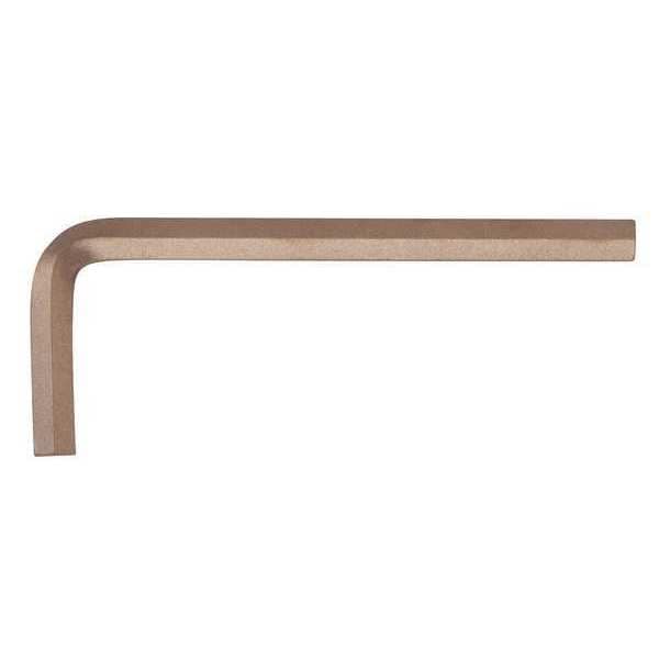 Ampco Safety Tools Metric Plain Hex Key, 27 mm Tip Size, 250 mm Long, 100 mm Short - WH-27MM