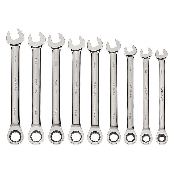 Williams Williams Combo Ratchet Wrench Set, 9 pcs. - MWS-1123NRC