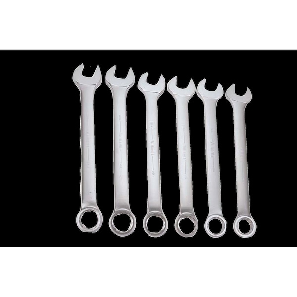 Williams Williams Combo Wrench Set, 6 pcs., SAE - WS-1175