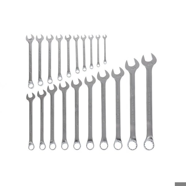 Gedore Combination Wrench Set, 20 pcs., 8-32mm, SAE or Metric: Metric - 1 B-020
