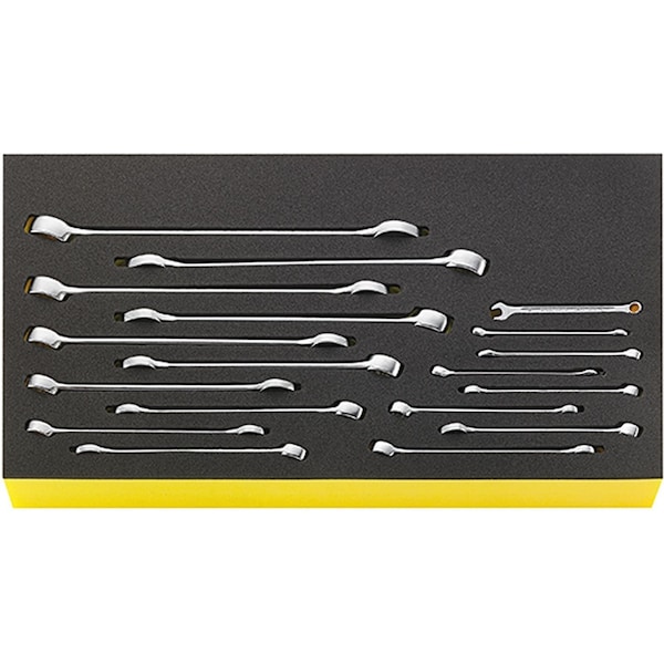 Stahlwille Tools Combination Wrenchs i.TCS inlay No.TCS WT 13/18 6-24MM -tray18-pcs. - 96830121