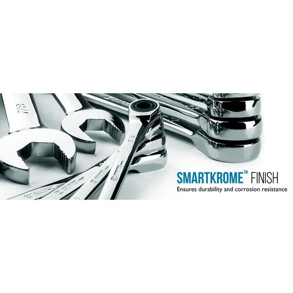 Capri Tools 100-Tooth Metric Ratcheting Combination Wrench Set, 12 pcs with Tray - CP11500MT