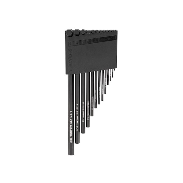 Tekton Flat End Hex L-Key Set with Holder, 13-Piece 0.050-3/8 in. - KLX91103