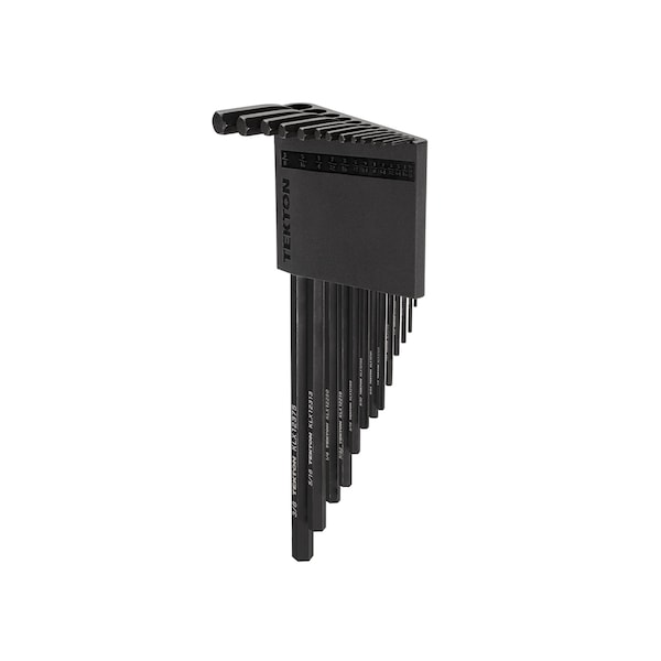 Tekton Flat End Hex L-Key Set with Holder, 13-Piece 0.050-3/8 in. - KLX91103