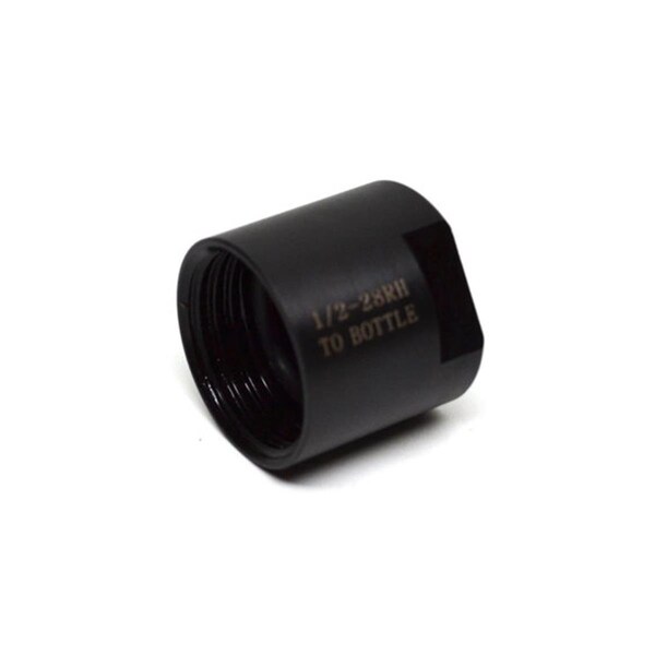 Ntc Black Oxide Steel Bottle Adapter with Wrench Flats, 0.63-24 in. - NTC0026