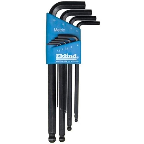 Eklind Eklind Tool 269-13609 9-Pc Metric Ball-Hex-L-Wrench Key Set Long Se - 269-13609