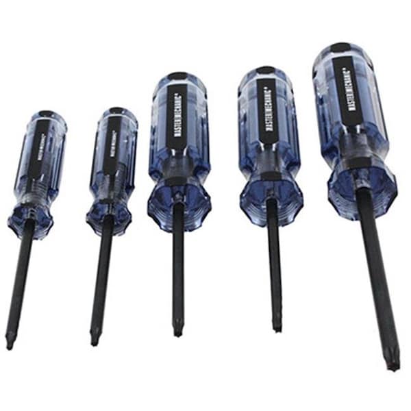 Gourmetgalley Master Mechanic Torx Screwdr Set; 5 Piece - GO138686