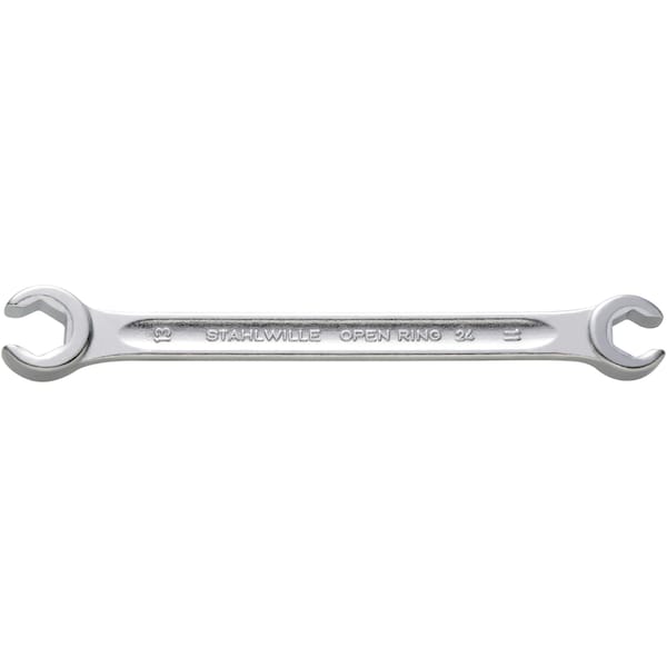 Stahlwille Tools Double ended open ring Wrench angled OPEN-RING Size 1/2 x 9/16 " L.180 mm - 41483234