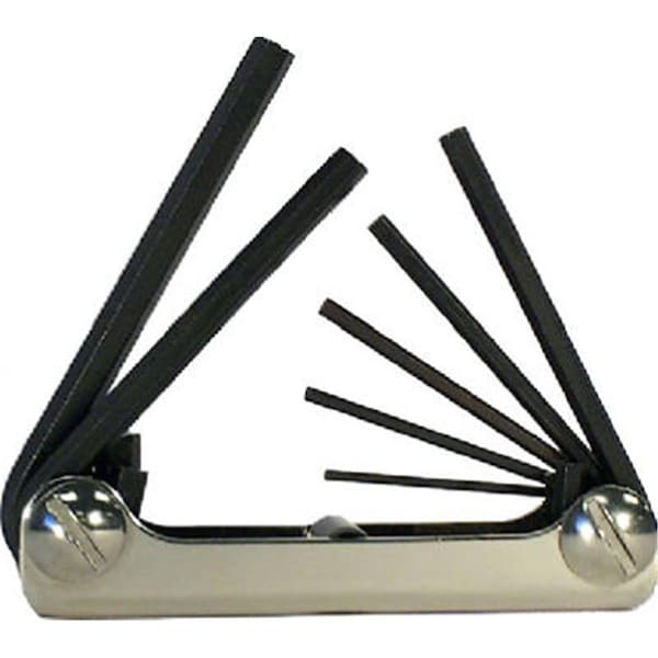 Gourmetgalley 21151 6-In-1 Large Metric Fold-Up Hex Key Set - GO697537