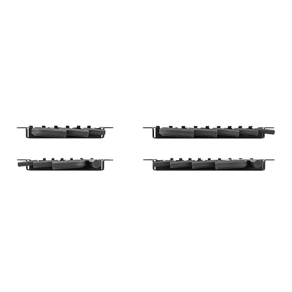 Tekton Flat End Hex L-Key Set with Rack, 15-Piece 7/16-3/4 in., 11-19 mm - KLX92301