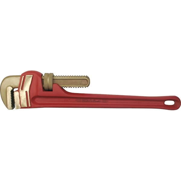 Ega Master HEAVY DUTY PIPE WRENCH 10" NON SPARKING Al-Bron - 71459