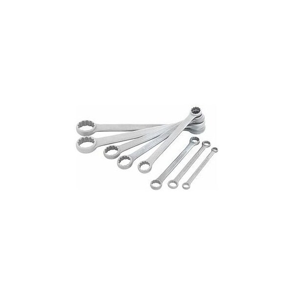 Holex Double Box Wrench Set, 8 Pc, 6X7 mm to 19X22 mm - 617960 8
