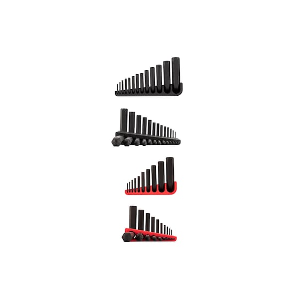 Tekton Ball End Hex L-Key Set with Holder, 23-Piece 0.050-3/8 in., 1.3-10 mm - KLX91304
