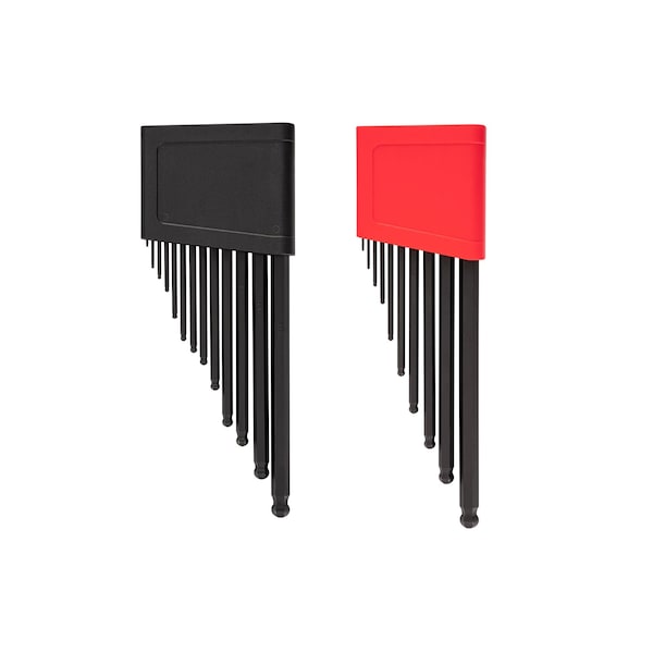 Tekton Ball End Hex L-Key Set with Holder, 23-Piece 0.050-3/8 in., 1.3-10 mm - KLX91304