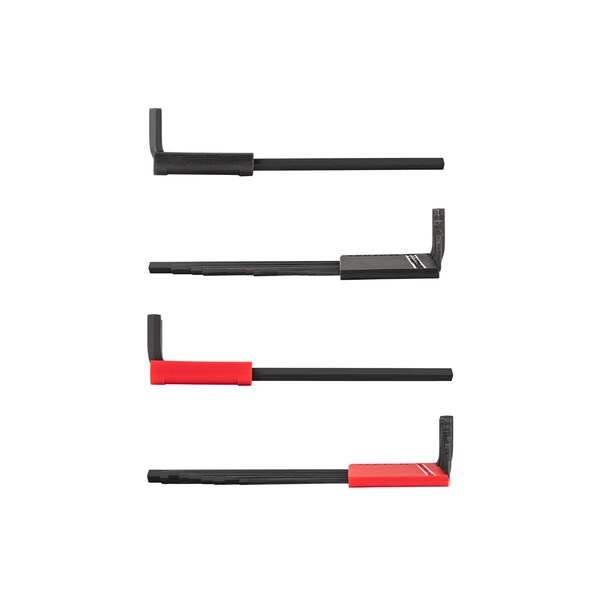Tekton Flat End Hex L-Key Set with Holder, 28-Piece 0.050-3/8 in., 1.3-10 mm - KLX91303
