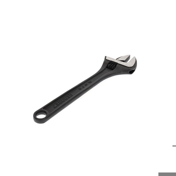 Gedore Adjustable Wrench, 12", Black Finish, Material: Chrome Vanadium Steel - 60 P 12