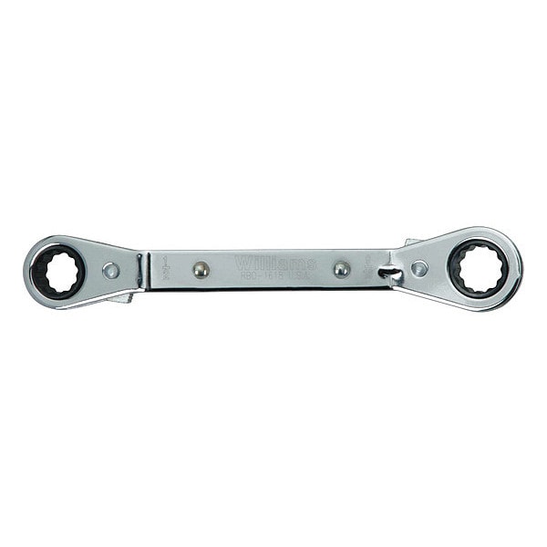 Williams Williams Ratchet Box Wrench, 12 pt., 5/8 x 3/4" - RB-2024