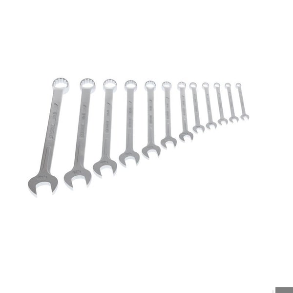 Gedore Combination Wrench Set, 12 pcs., 10-32mm, SAE or Metric: Metric - 1 B-012