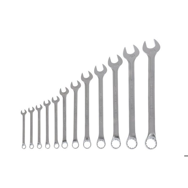 Gedore Combination Wrench Set, 12 pcs., 10-32mm, SAE or Metric: Metric - 1 B-012
