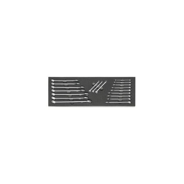 Garant 19 Pc Combination Wrench Set in Foam, 5.5 mm to 24 mm - 952452 19