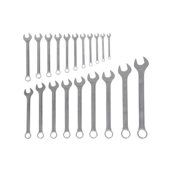 Gedore Combination Wrench Set, 20 pcs., 8-32mm, Wrench Head Sizes: 8mm to 32mm - 7-020
