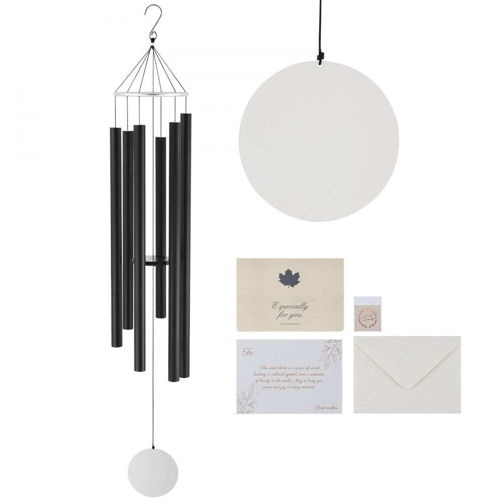 VEVOR Wind Chimes for Outside 66-Inch Aluminum Memorial Deep Tone Wind Chimes - JSFLHS66INCH8UZWQV0