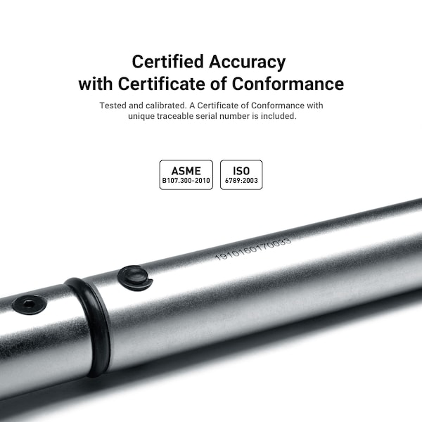 Capri Tools 3/4 in Drive 80 to 400 ft. lbs. Industrial Torque Wrench - CP31203-400FL