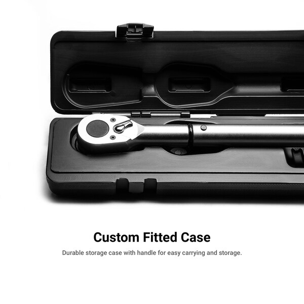Capri Tools 3/4 in Drive 80 to 400 ft. lbs. Industrial Torque Wrench - CP31203-400FL