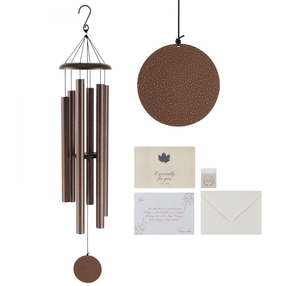 VEVOR Wind Chimes for Outside 50-Inch Aluminum Memorial Deep Tone Wind Chimes - JSFLHS50INCH7Q7SMV0