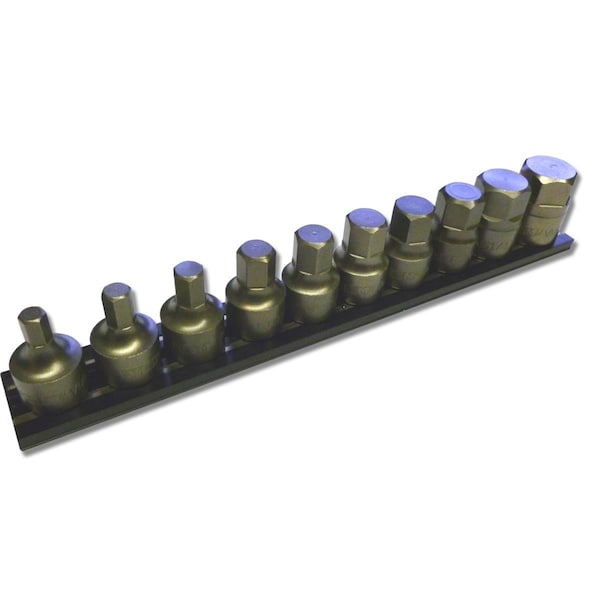 Homecare Products 0.38 in. Half Cut Stubby Sae Hex Set - HO3483336