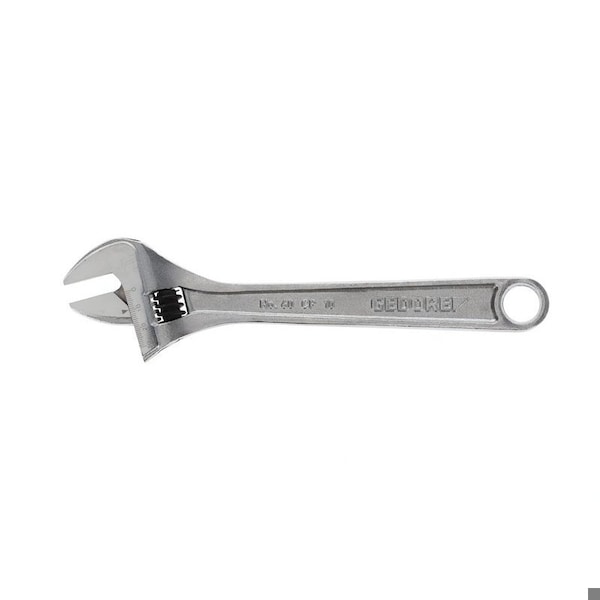 Gedore Adjustable Wrench, 10", Chrome - 60 CP 10