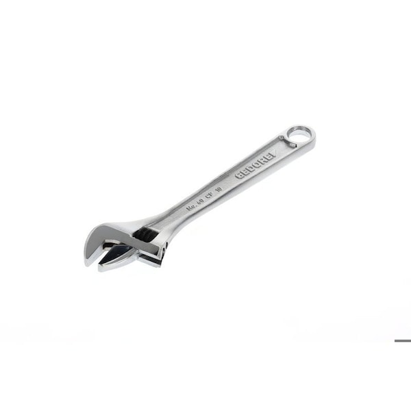 Gedore Adjustable Wrench, 10", Chrome - 60 CP 10
