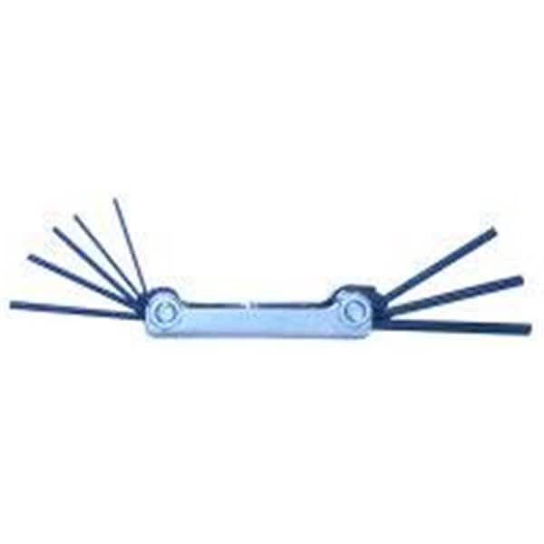 Gourmetgalley 8 Piece Folding SAE Hex Key Set - 3/32-1/4 Inch - GO2566257