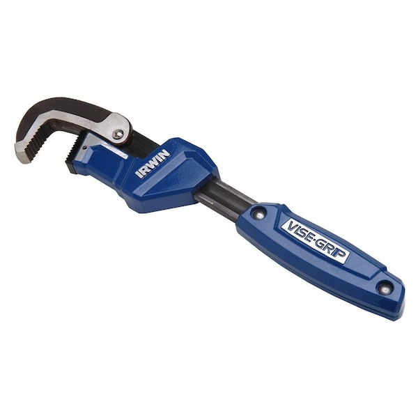 Irwin 11" L 1-1/2" Cap. Aluminum Quick Adjusting Pipe Wrench, 11" - 274001SM
