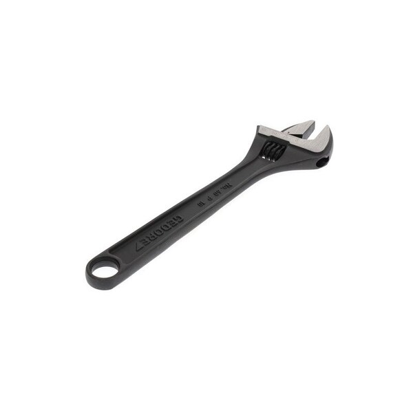 Gedore Adjustable Wrench, 10", Black Finish, Material: Chrome Vanadium Steel - 60 P 10